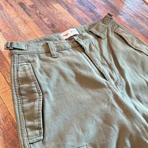 TNA Ariatzia olive army green thick cargo pants